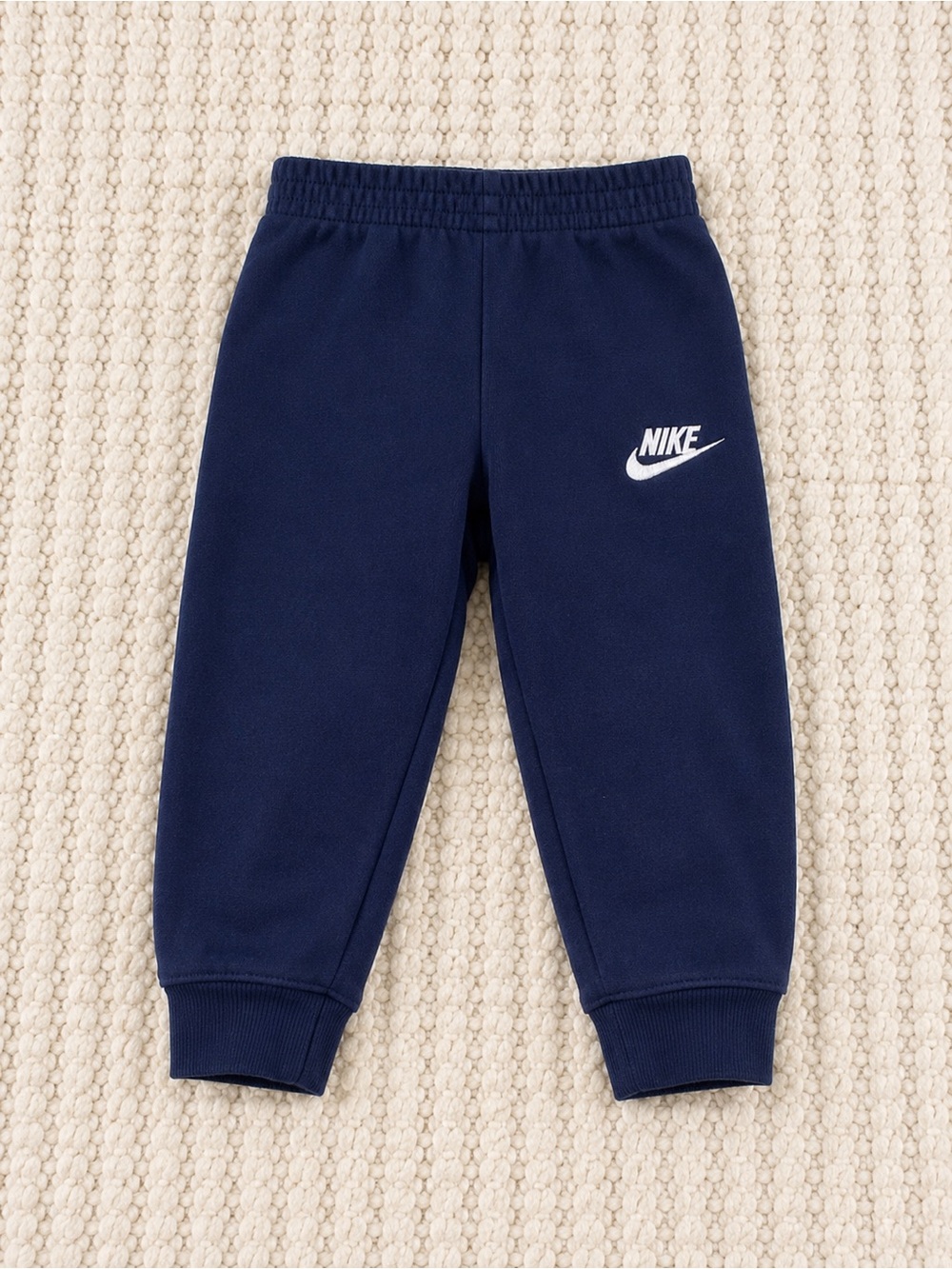 Nike Baby Jogger Sweatpants 12M Navy Blue Fleece Pants Toddler